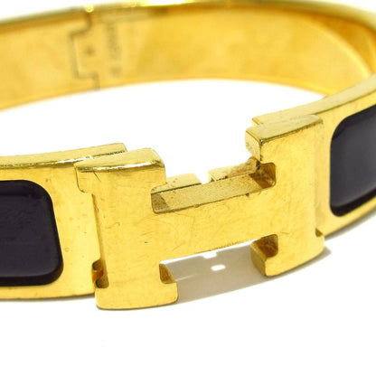Hermes Bangle Click Clack Gold And Black