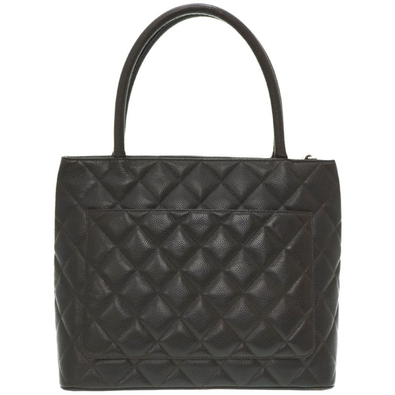Chanel Reproduction Tote Caviar Skin Brown Bag 0153chanel