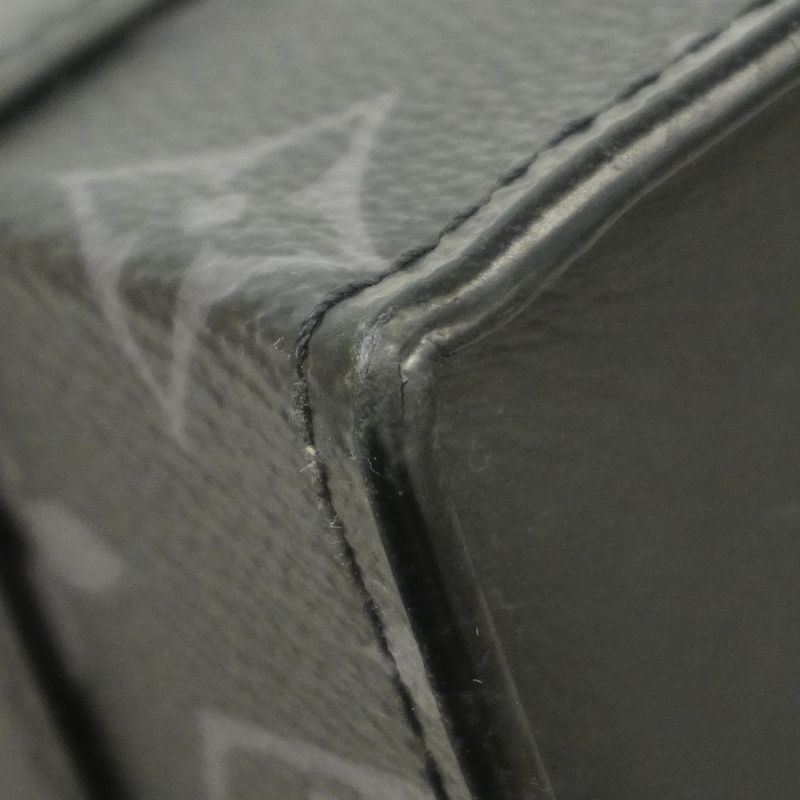 Louis Vuitton Handbag Monogram Eclipse Sac Plastic MINI M46453 Black 2-way Bag