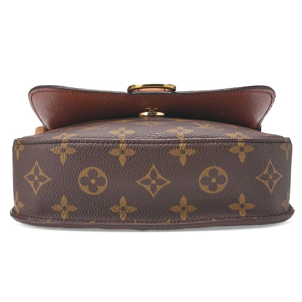 Louis Vuitton Monogram Mini Saint-cloud M51244 Shoulder Bag Brown (gold