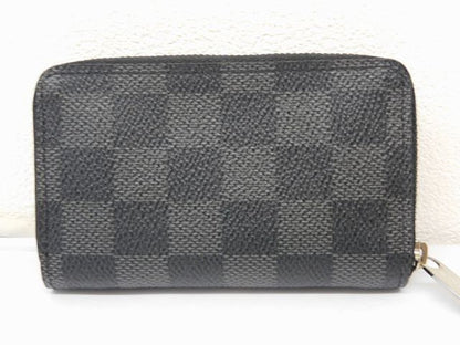 Vuitton Coin Case - N63076 Mi0173 Zippy Coin Purse Damier Graphite Coin Purse