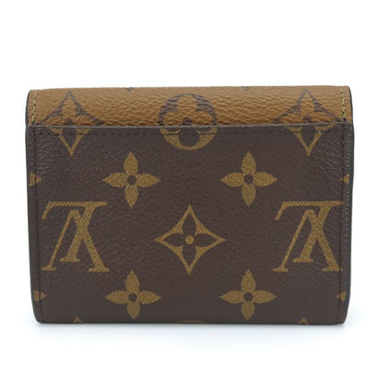 Louis Vuitton Bifold Wallet Portefeuille Rosalie M82333 Monogram Reverse Brown