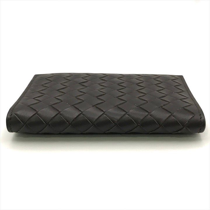Bottega Veneta Intrecciato Wallet Card Case Brown