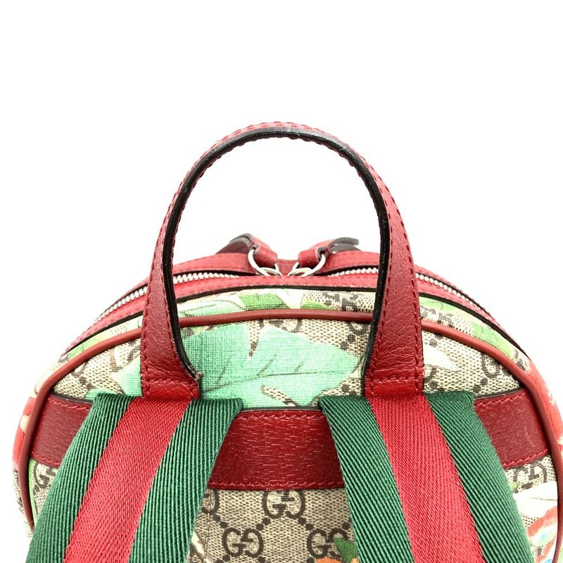 Gucci Spring/summer 2016 Tian 427042 Backpack Daypack Bird Flower Multicolor