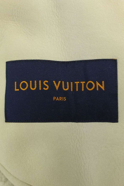 Louis Vuitton Rm212 F17 Hll81e Monogram Mirror Shearling Leather Blouson Men 48