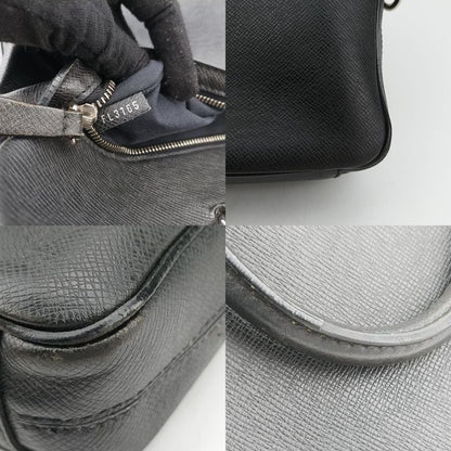 Louis Vuitton Porte Documents Business PM Black Taiga M32952fl3165