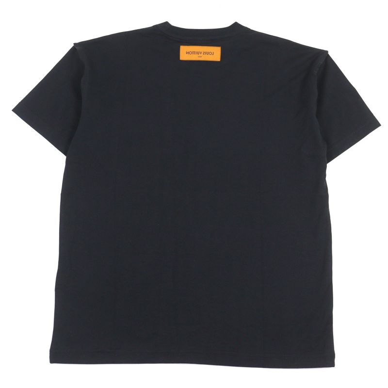 Louis Vuitton 23ss Hoy10w 100% Cotton LV Concert Print Logo Embroidery Crew