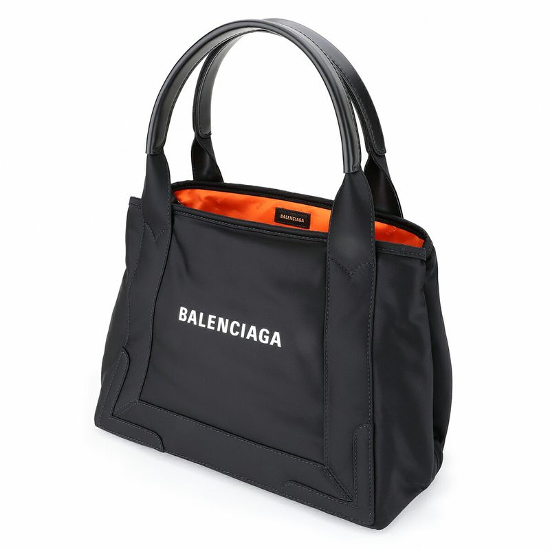 Balenciaga Tote Bag Navy Cabas Su Black/orange