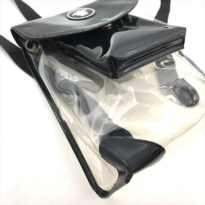 Versace Medusa Patent Vinyl Backpack Black
