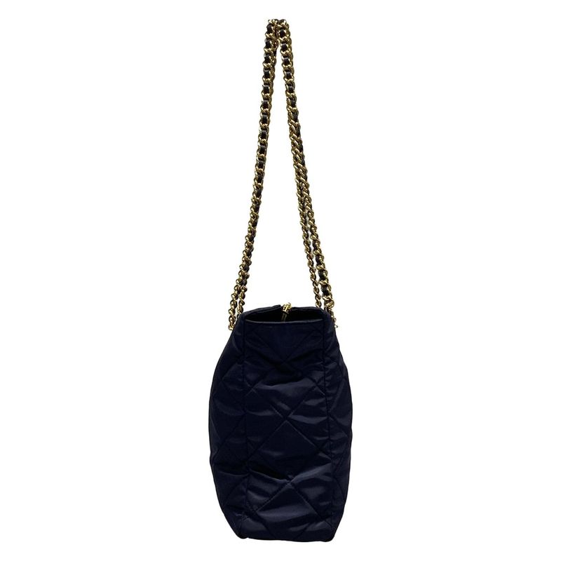 Prada Shoulder Bag - 1bg467 Navy Chain Shoulder/gold Hardware /re-edition 1995