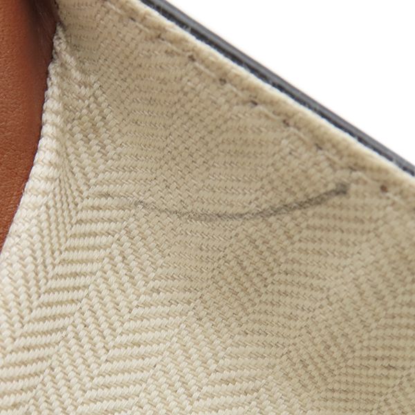 Loewe 2way Bag Hammock Bag Small Leather Jacquard Cotton Ecru and Tan Gold