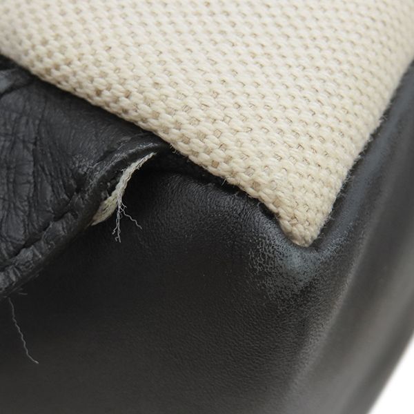 Balenciaga Backpack Daypack Backpack Canvas Leather White X Black Silver