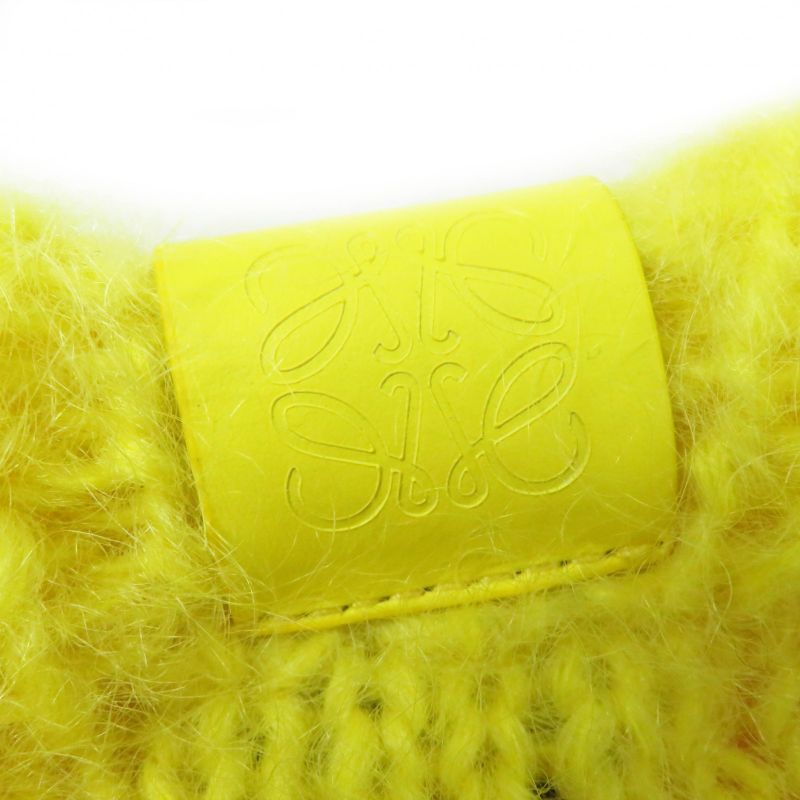 LOEWE S359y14k40 Mohair Trompe L'oeil Sweater/long Sleeve Long Knit Pullover