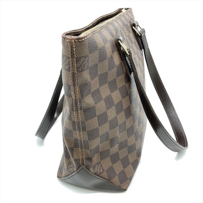Louis Vuitton Cabas Piano Tote Bag Damier Ebène N51187 Brown Gold Hardware