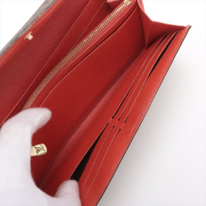 Louis Vuitton Monogram Portefeuille Sarah Long Wallet Long M62236 Brown And