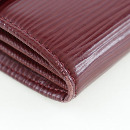 Louis Vuitton Portefeuille Sarah M6374m Epi Leather Ruby Red Ca3180 Ladies Long