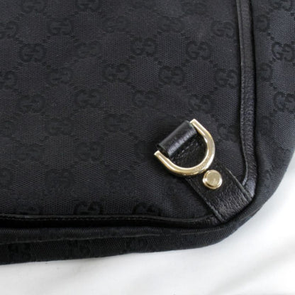 Gucci 130733 1956 Tote Bag GG Canvas Black