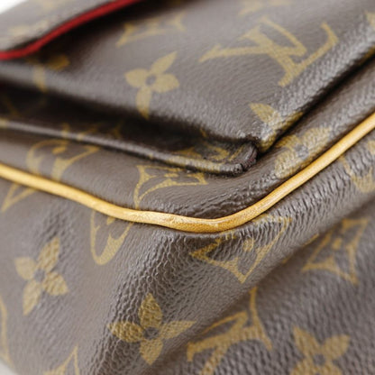 Louis Vuitton Vivacite PM M51165 Monogram Canvas Brown Ca0094 Ladies Shoulder