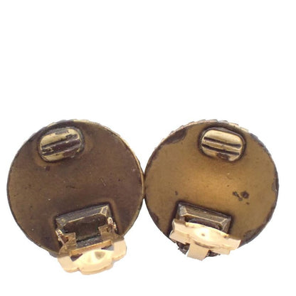 Chanel Earring CC Logo Emerald Green 34ka602