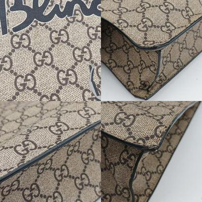 Guccigg Supreme Bee Brown And Ruched PVC Coated Canvas 450950 B024905997