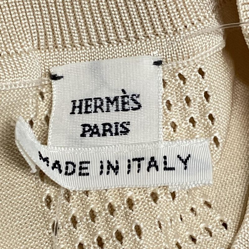 Hermes Long Sleeve Cut And Sewn Size 34 S Women - 3e2618d9 Ivory Crew Neck /