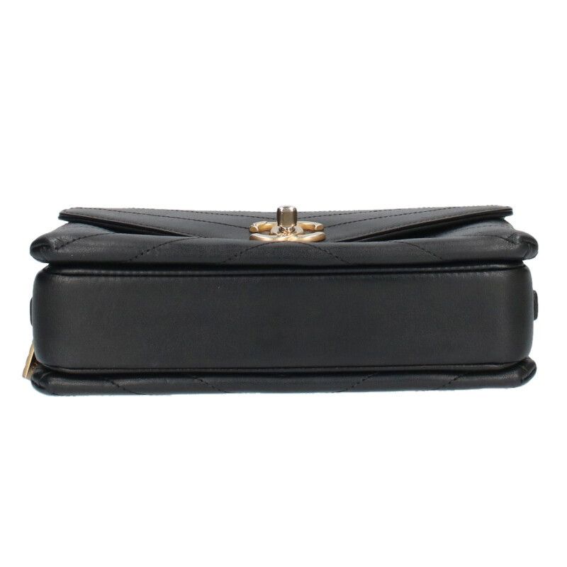 Chanel A57431 Chevron Lambskin Flap Shoulder Bag Women