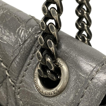 Saint Laurent Paris Shoulder Bag Niki Chain Shoulder Bag Baby 533037 Grey Chain