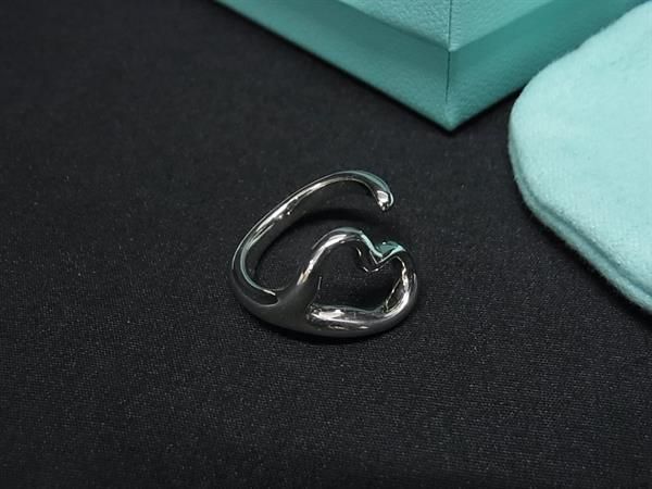 Tiffany & Co Tiffany & Co Elsa Peretti Open Heart Sv925 Ring Accessory Approx
