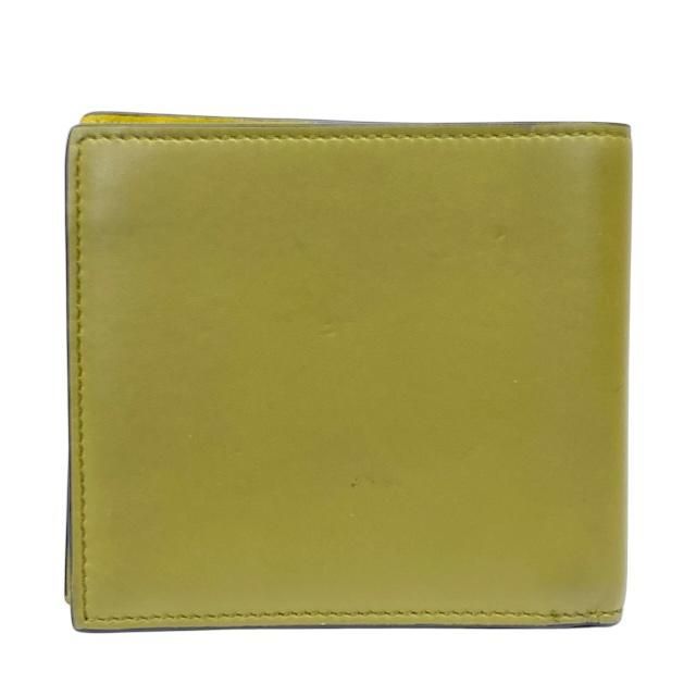 Loewe Wallet Fold Wallet Signature Bifold Compact Wallet Billfold Logo Leather