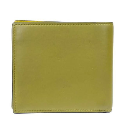 Loewe Wallet Fold Wallet Signature Bifold Compact Wallet Billfold Logo Leather