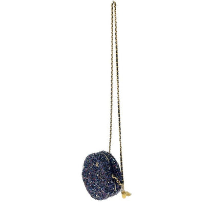 Chanel Tweed Round Chain Shoulder Bag Multicolor 429024 Shoulder Bag