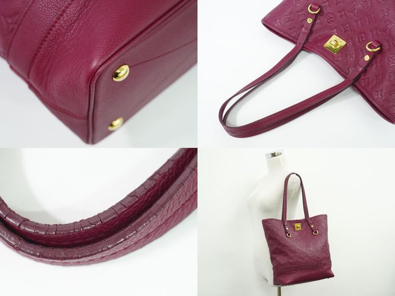 Authentic Louis Vuitton LV Citadines PM Monogram Empreinte Leather Shoulder Bag