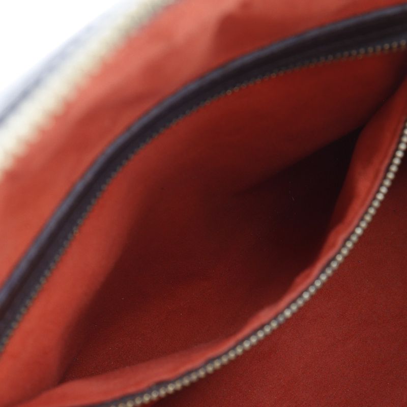 Louis Vuitton Triana N51155 Damier Canvas Brown Vi0958 Ladies Handbag