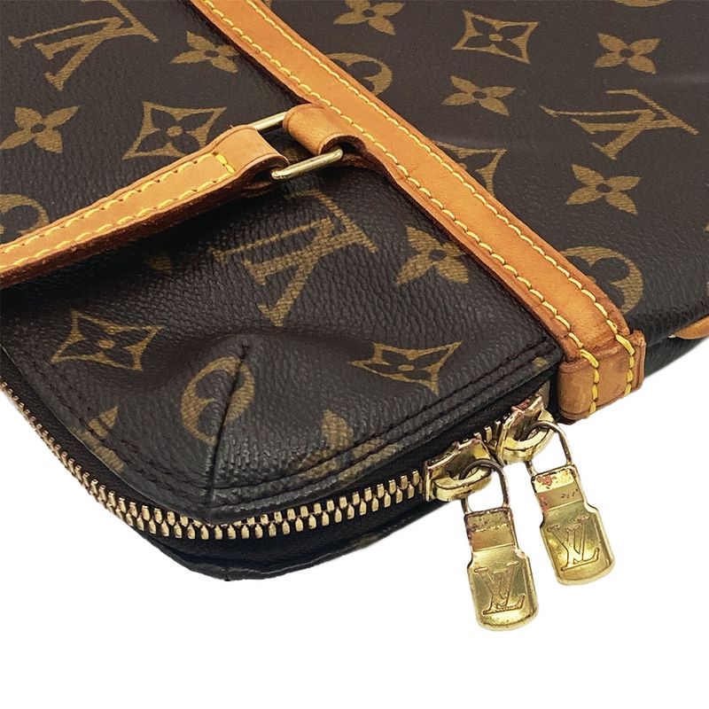 Louis Vuitton Cousin GM Shoulder Bag Monogram Canvas M51141 Brown Vi0034 Women
