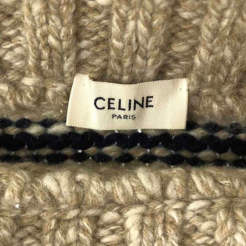 Celine - 2023aw - Mariniere BOAT NECK Sweater IN WOOL Crewneck Knitwear - S -
