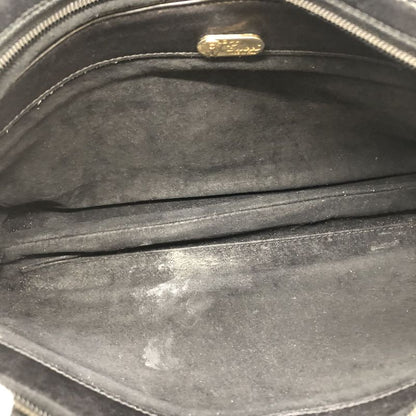 Gucci 004 109 Shoulder Bag Chain Shoulder Leather Black Women Men Vintage