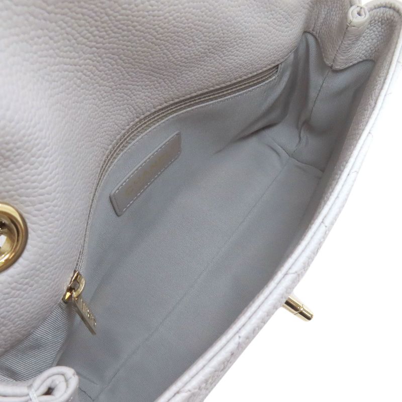 Chanel Matelasse Gold Hardware 2WAY Shoulder Bag Grained Calfskin Women