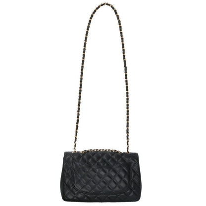 Chanel Deca Matelasse 30 Caviar Skin Single Flap Chain Shoulder Bag Women 30