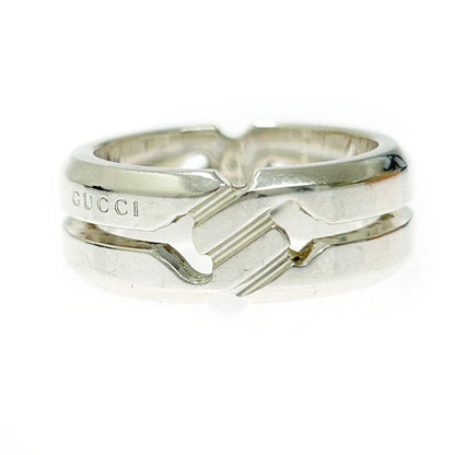 Gucci Silver Knot Infinity Ring 6.3g 925 Engraved 364367 Ring