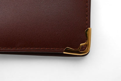 Cartier Fold Wallet Vintage Cartier Men's Wallet Must De Cartier Bordeaux