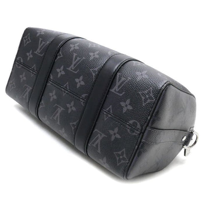 Louis Vuitton City Keepall Shoulder Bag Monogram Eclipse M45936 IC Chip Men's