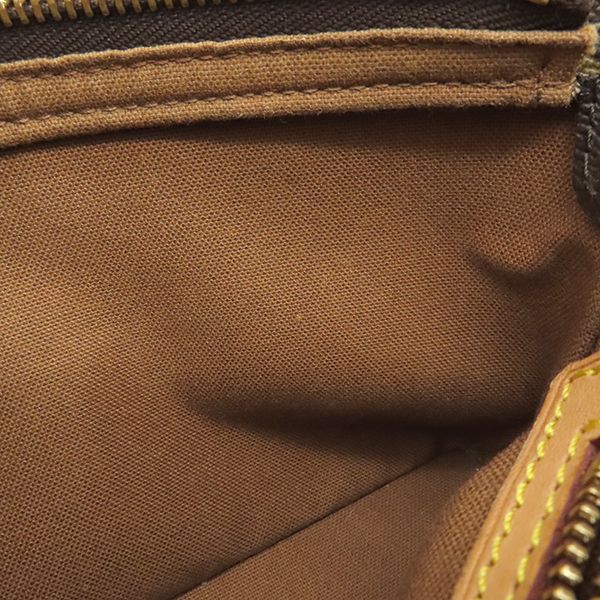 Louis Vuitton Shoulder Bag Trotter Monogram Canvas Monogram Gold Hardware Tea