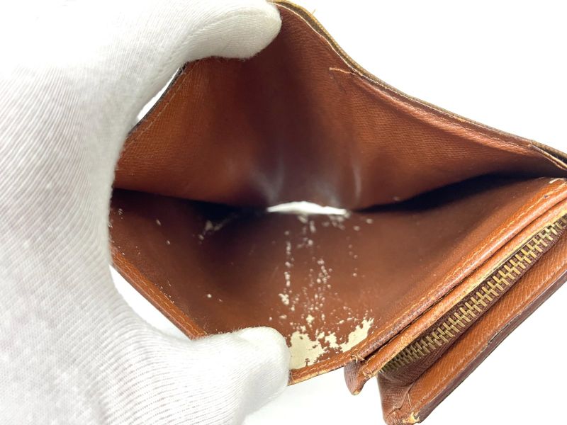 Louis Vuitton Monogram Porte Monet Vieux Trésor Fold Wallet With L-shaped