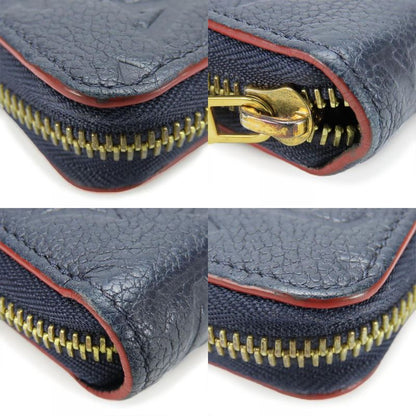 Louis Vuitton Long Wallet Zippy Wallet M62121 Monogram Empreinte Marine Rouge