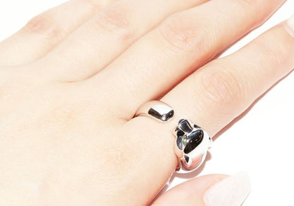 Cartier Ring 18K White Gold Tsavorite Garnet Onyx Panther De Cartier Ring Masai