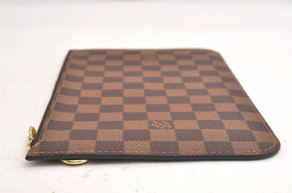 Louis Vuitton Damier Neverfull Pouch Wallet Clutch Bag LV 3392n