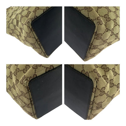 Gucci Beige Brown Gold Hardware GG Canvas 002 1098 Tote Bag Shoulder Bag Women