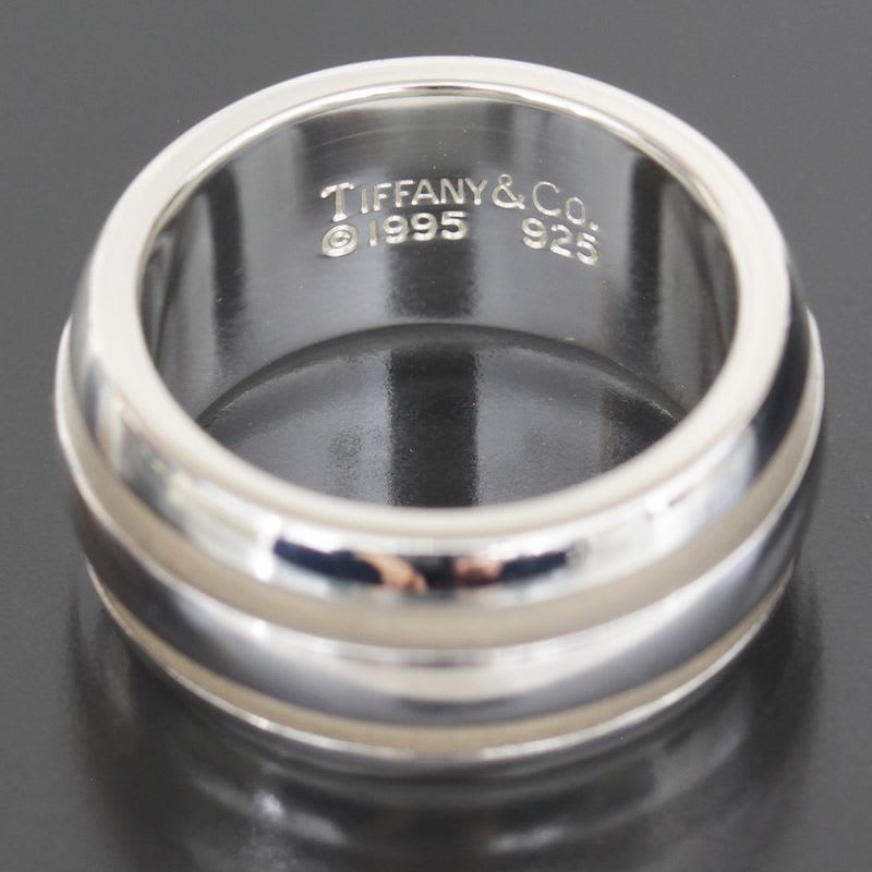 Tiffany & Co Grouped Ring No 7 AG 925 Silver 9 mm E1830