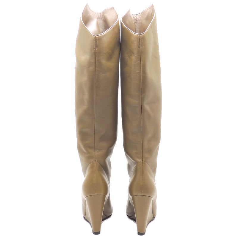 Hermes Khaki Size 23 Boots