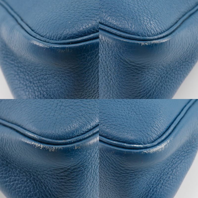 Hermes Masai PM Taurillon Clemence Blue □F Ladies Shoulder Bag
